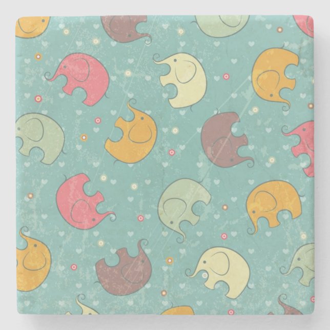 baby background stone coaster (Front)