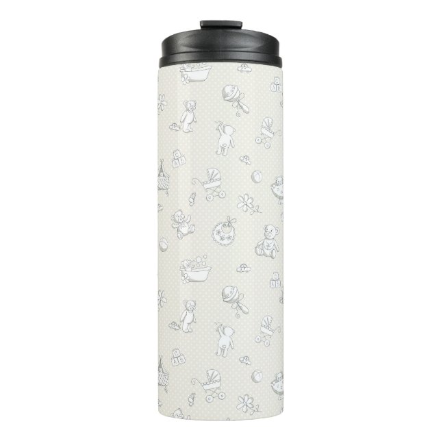 Baby background thermal tumbler (Front)