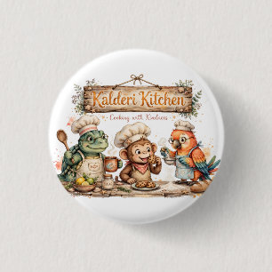 Baby Baking Friends 1 Inch Round Button
