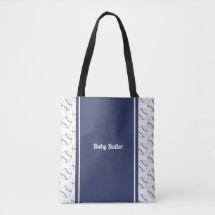 Baby Baller Baby blue Tote bag. Bag