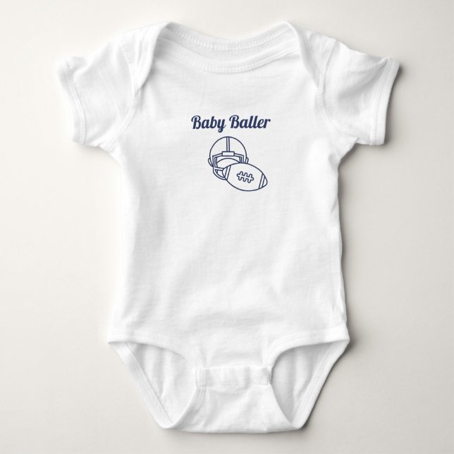 Baby Baller bodysuit Tshirt (Front)