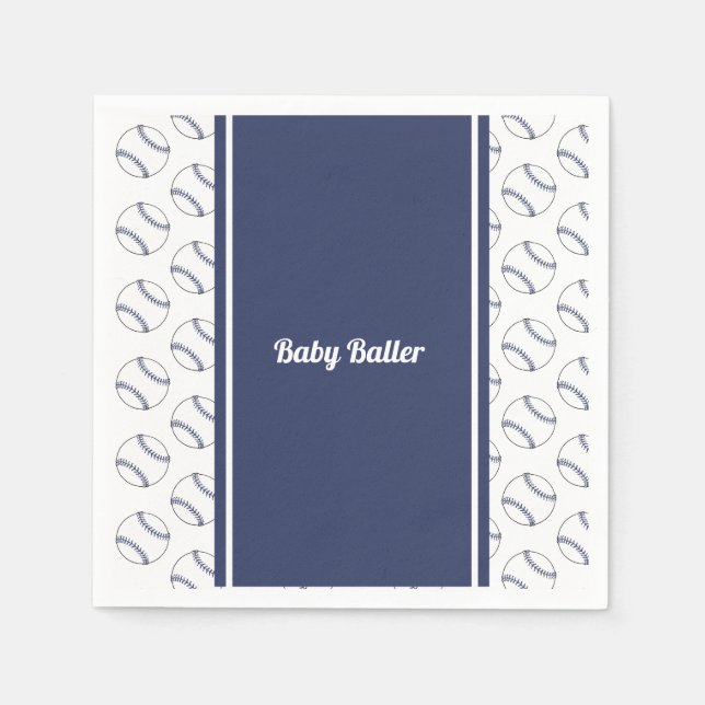 Baby Baller paper napkin (Front)