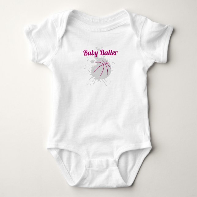 Baby Baller pink Tshirt (Front)
