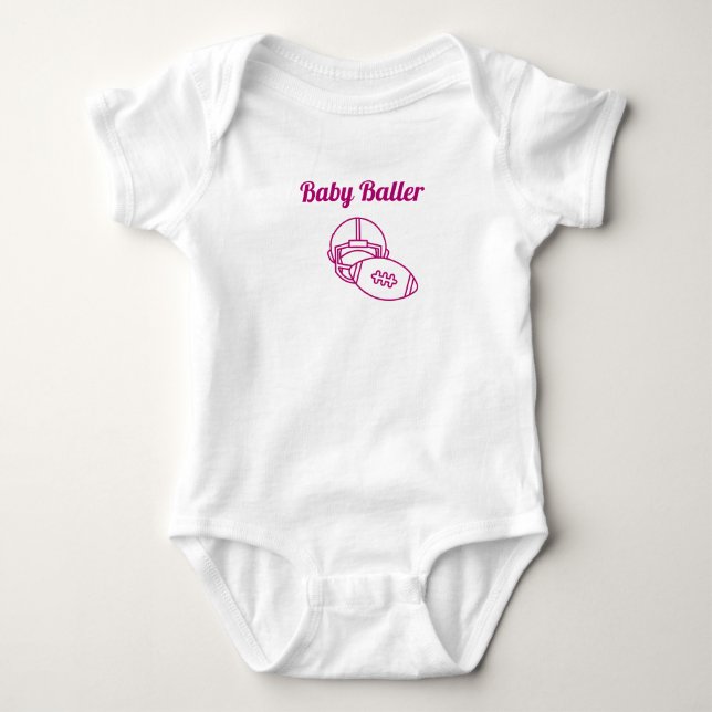 Baby Baller pink Tshirt (Front)