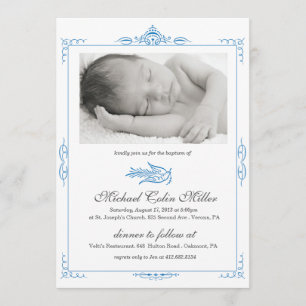 Baby Baptism Invitation