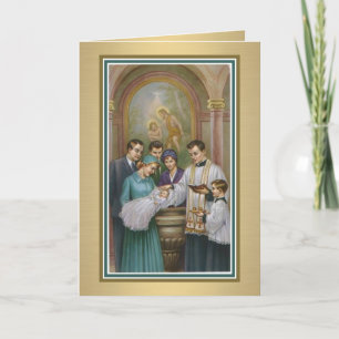 Baby Baptismal Card
