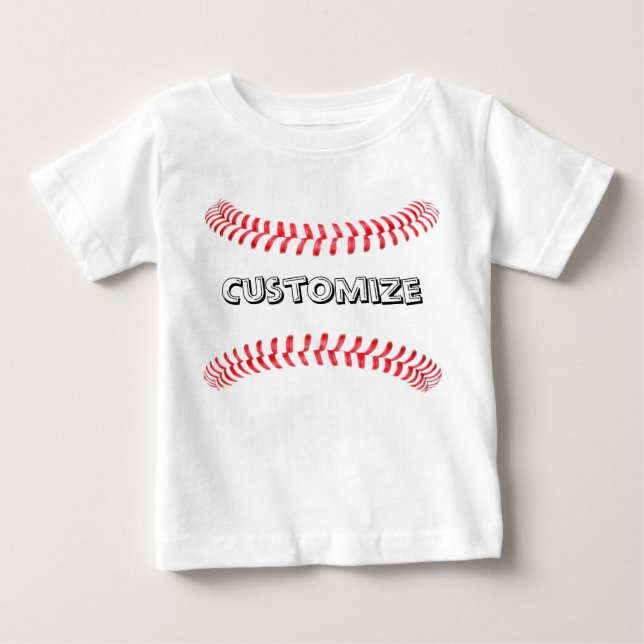 Baby Baseball Custom T-shirt (Front)