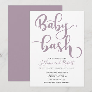 Baby Bash Couples Baby Shower Invitation
