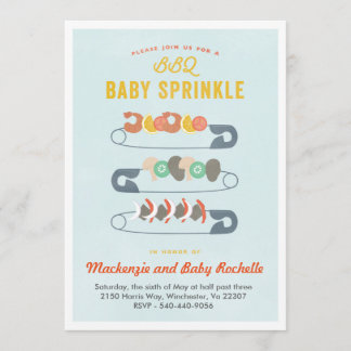 Baby BBQ Invitation