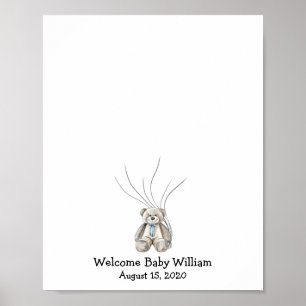 Baby Bear Fingerprint Guestbook N.2