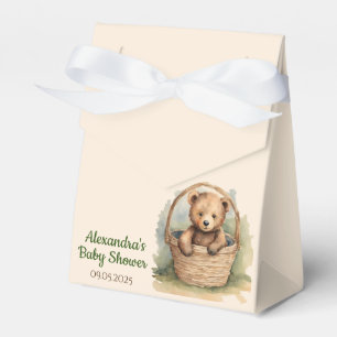 Baby Bear Gender Neutral Baby Shower Favor Box