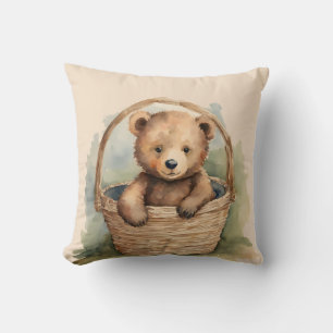 Baby Bear Gender Neutral  Throw Pillow