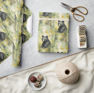 Baby Bear Gender Neutral Wrapping Paper
