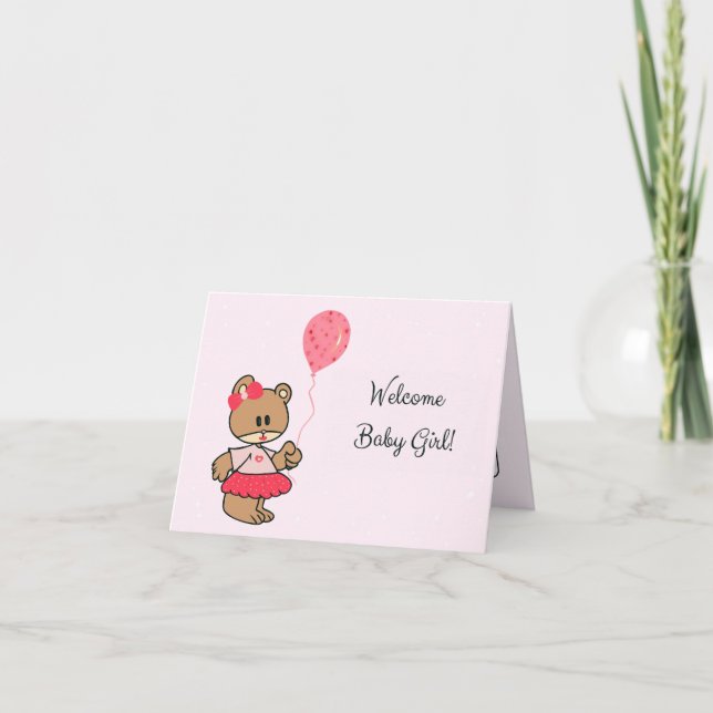 Baby bear holiday card (Front)