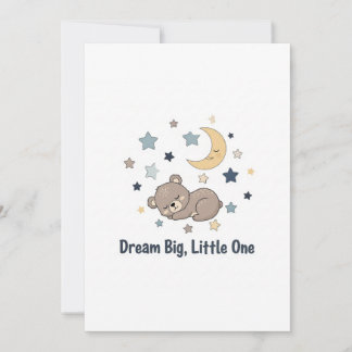 Baby bear invitation