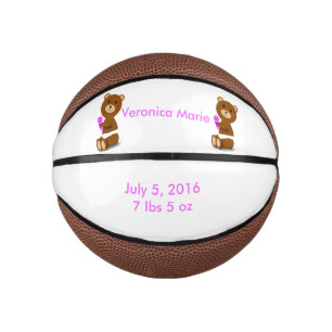 Baby Bear Personalize Mini Basketball