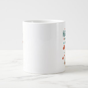 Baby bear wishes you a happy Mother's Day Large Coffee Mug