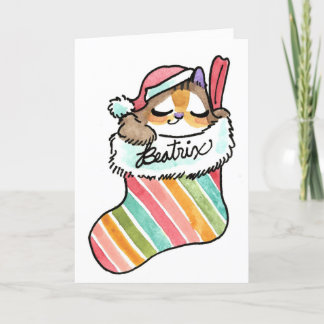 Baby Beatrix holiday card