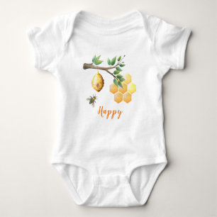 Baby Bee Baby Shower Bodysuit