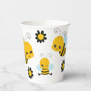 Baby Bee Baby Shower Party Paper Cups
