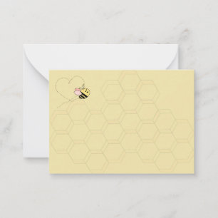 Baby Bee Girl Insert Card