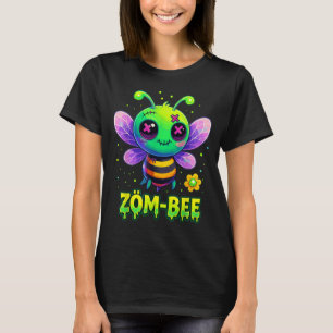 Baby Bee Halloween Costumes Spooky Zom-Bee Zombie T-Shirt