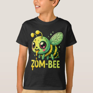 Baby Bee Halloween Costumes Spooky Zom-Bee Zombie T-Shirt