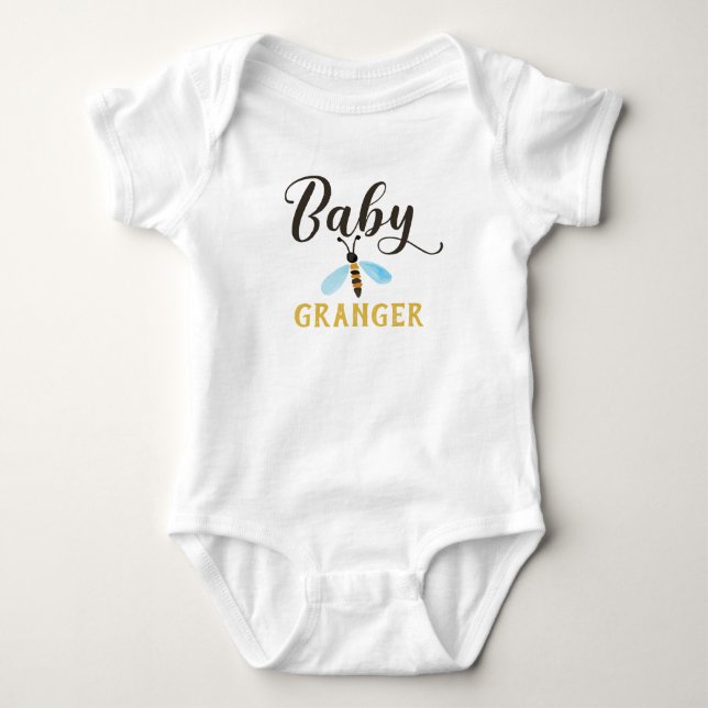 Baby Bee Personalized Bodysuit (Front)