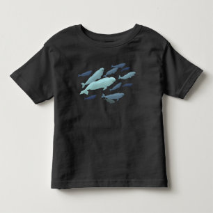 Baby Beluga Whale T-Shirt Cute Toddler Whale Art