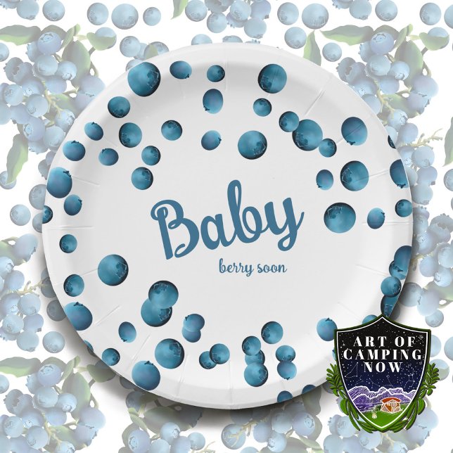 Baby Berry Soon  Paper Plate (Creator Uploaded)
