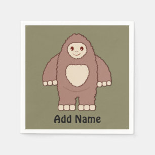 Baby Bigfoot Napkin