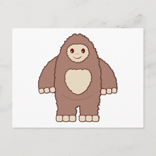 Baby Bigfoot Postcard (Front)