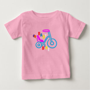 "BABY BIKE" baby t-shirt 