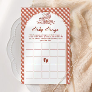 Baby Bingo Baby Q BBQ Couples Baby Shower Game