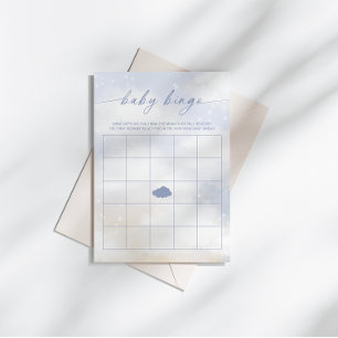 Baby Bingo Cloud 9 Baby Shower Game Invitation