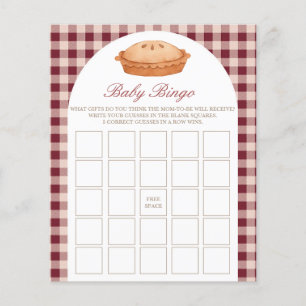 Baby Bingo Cutie Pie Baby Shower Game
