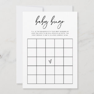 Baby Bingo Douche Devinant Jeu d'activité Carte F2