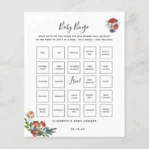 Baby Bingo   Enchanted Fairy Baby Shower Game