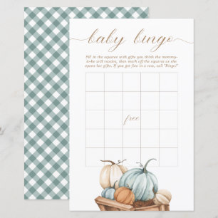 Baby Bingo – Rustic Autumn Fall Baby Shower