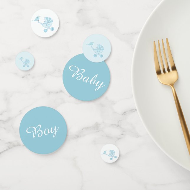 Baby Bird Baby Boy Table Confetti (Groupe)
