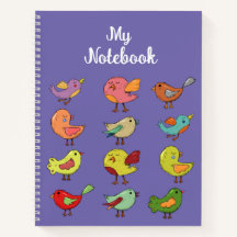 Baby Birds Cute Notebook