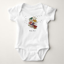 Baby Birds Singing Baby Bodysuit - Personalize