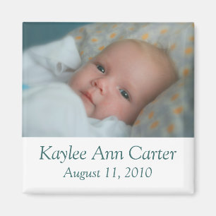 Baby Birth Announcement Magnet