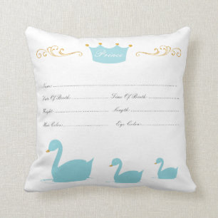 Baby Birth Certificate Pillow