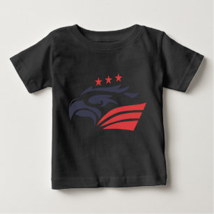 Baby Black 2024 Election American  Baby T-Shirt
