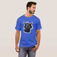 Baby Black Cat Design - T-Shirt foncé de base