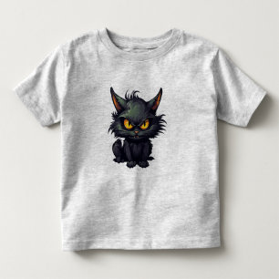 Baby Black Cat Design - Toddler Fine Jersey T-Shir T-shirt