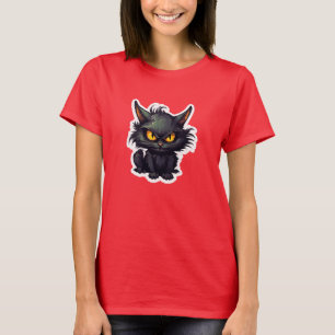 Baby Black Cat Design - Women's Basic T-Shirt
