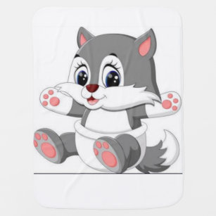 wolf baby blanket