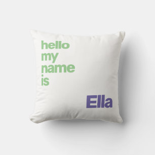 baby blanket unisex minimal simple purple modern  throw pillow